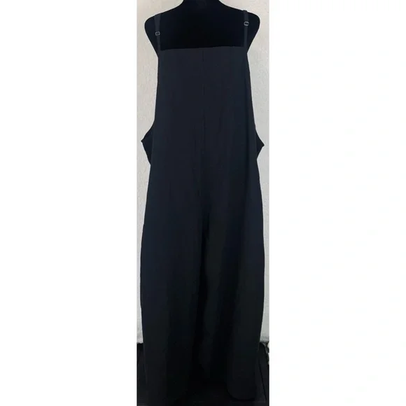 (NWT) YESNO • Chic Black Sleeveless Square-Neck Wide Leg Jumpsuit, 4XL - Picture 14 of 16